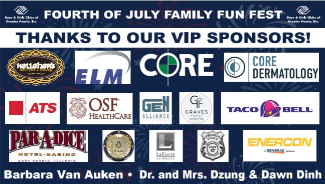 VIP Sponsor list